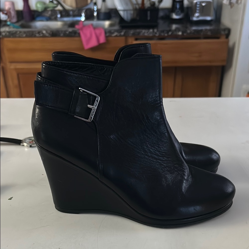 Women's Black Wedge Ankle Boots from Zadig et Voltaire